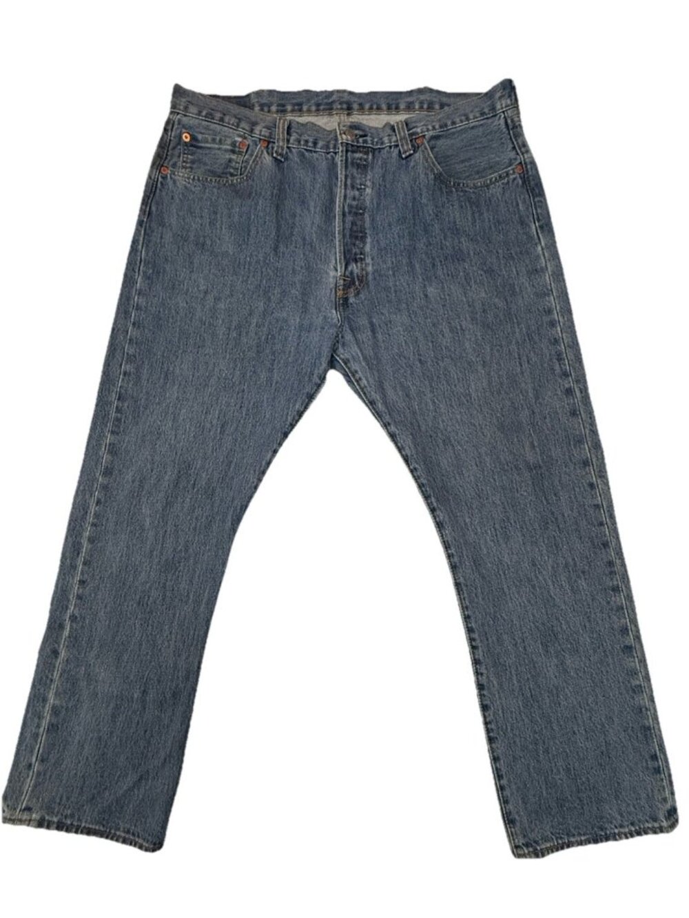 Levis 501 Original Fit Jeans Mens 40x30 Blue Straight Leg Denim Classic